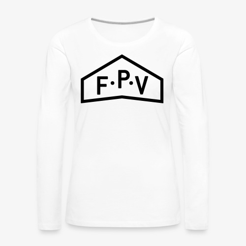 FPV logo - T-shirt manches longues Premium Femme