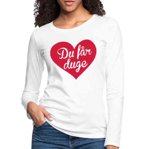 Ekte kjærlighet - Det norske plagg - Premium langermet T-skjorte for kvinner