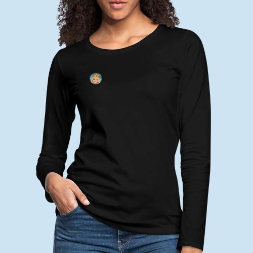 QueeenTran Logo Bitmoji - Premium langermet T-skjorte for kvinner