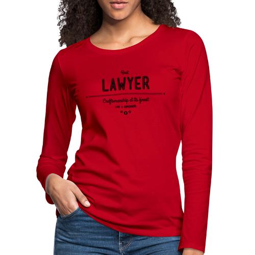 Bester Anwalt - wie ein Superheld - Frauen Premium Langarmshirt