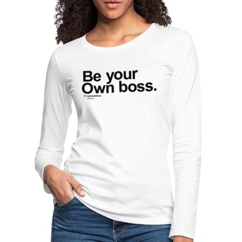 Boss - T-shirt manches longues Premium Femme