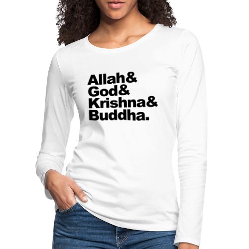 godsdiensten - Vrouwen Premium shirt met lange mouwen