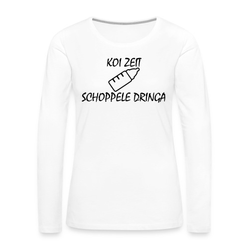 KoiZeit - Schoppele - Frauen Premium Langarmshirt