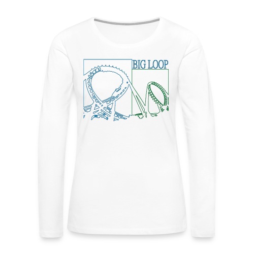 big_loop_coaster_shirt_line - Frauen Premium Langarmshirt