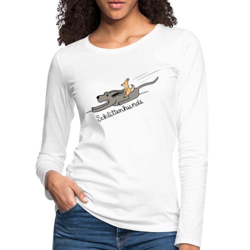 Schlittenhunde - Frauen Premium Langarmshirt