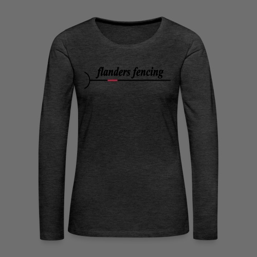 Flanders Fencing - Vrouwen Premium shirt met lange mouwen