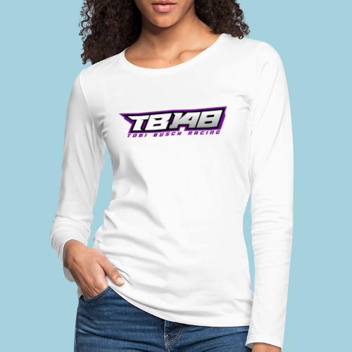 Tob Logo Lila - Frauen Premium Langarmshirt