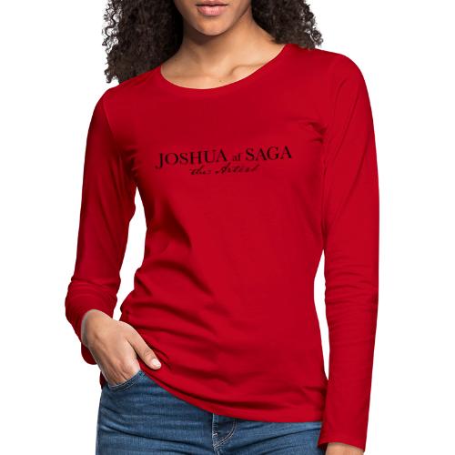Joshua af Saga - The Artist - Black - Långärmad premium-T-shirt dam