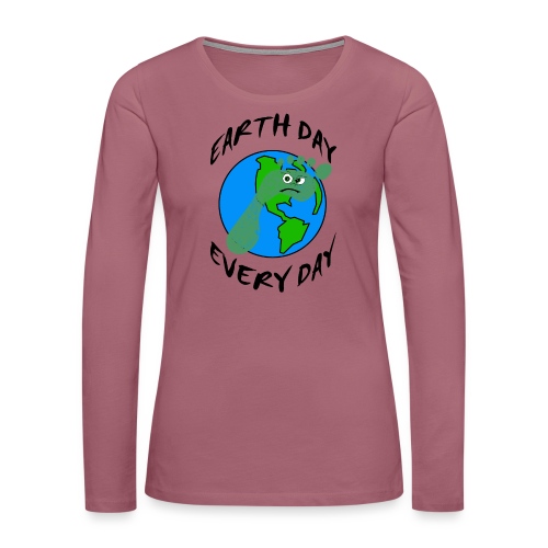 Earth Day Every Day - Frauen Premium Langarmshirt
