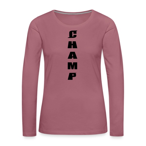 CHAMP T-shirt - Långärmad premium-T-shirt dam
