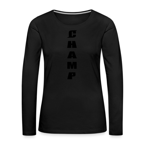 CHAMP Tanktop - Långärmad premium-T-shirt dam