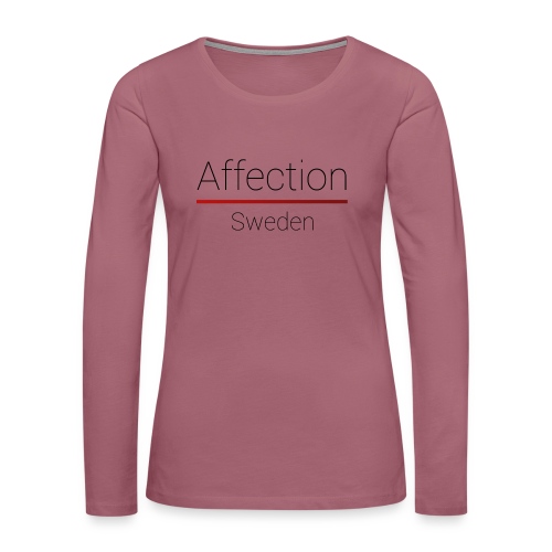Affection Sweden - Långärmad premium-T-shirt dam