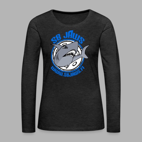 SB JAWS - Naisten premium pitkähihainen t-paita