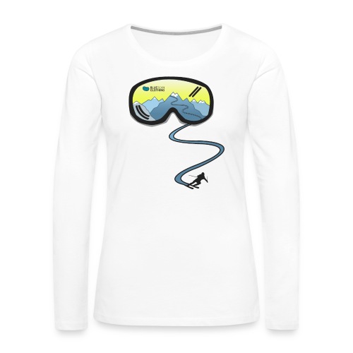 Shirt Skibrille - Frauen Premium Langarmshirt