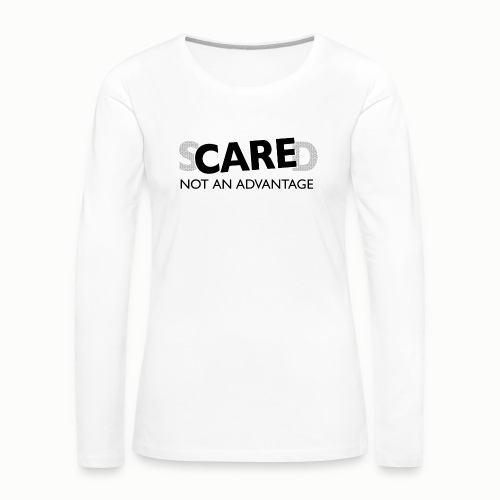 Opieka - nie zaleta - Koszulka damska Premium z długim rękawem