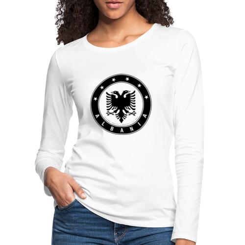 Patrioti Albania Black - Frauen Premium Langarmshirt