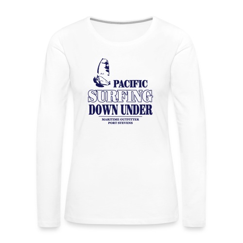 Pacific Surfing Down Under - Frauen Premium Langarmshirt