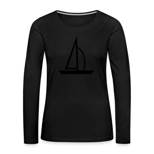 Segelboot - Frauen Premium Langarmshirt
