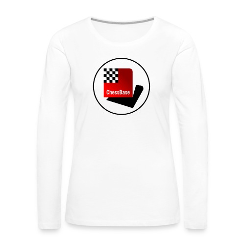 ChessBase Logo - Camiseta de manga larga premium mujer