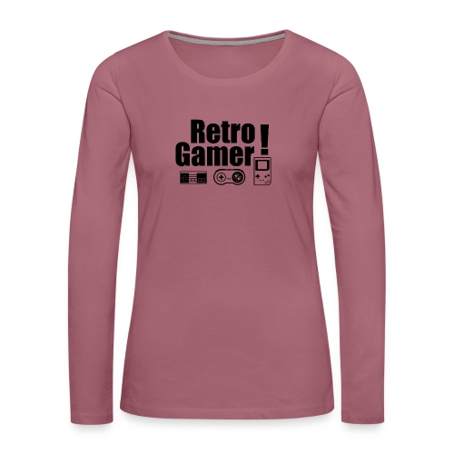 Retro Gamer! - Women's Premium Longsleeve Shirt