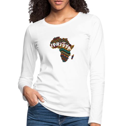 Africa - Ifriqya - T-shirt manches longues Premium Femme