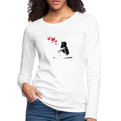 Diseño amor - Camiseta de manga larga premium mujer