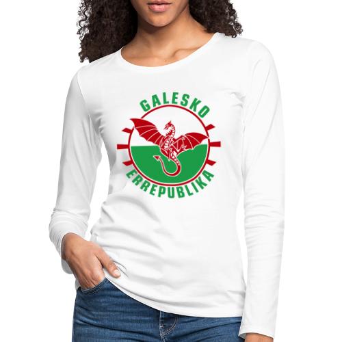 Galesko Errepublika - Welsh Republic, Basque - Women's Premium Longsleeve Shirt