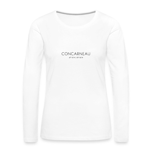 Concarneau Bretagne/Frankreich, Finistère, Quimper - Frauen Premium Langarmshirt