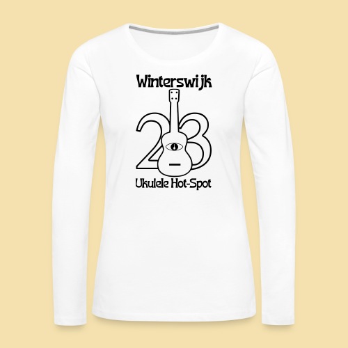 Ukulele Hotspot WInterswijk 2023 - Frauen Premium Langarmshirt