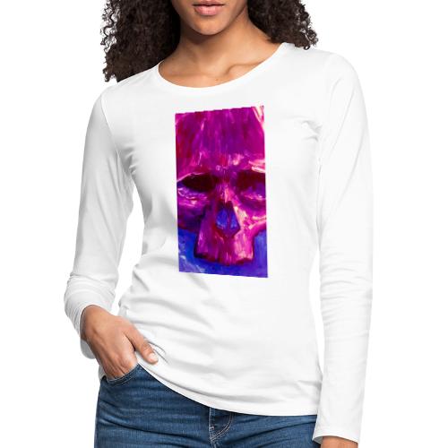 Purple Skull - Vrouwen Premium shirt met lange mouwen