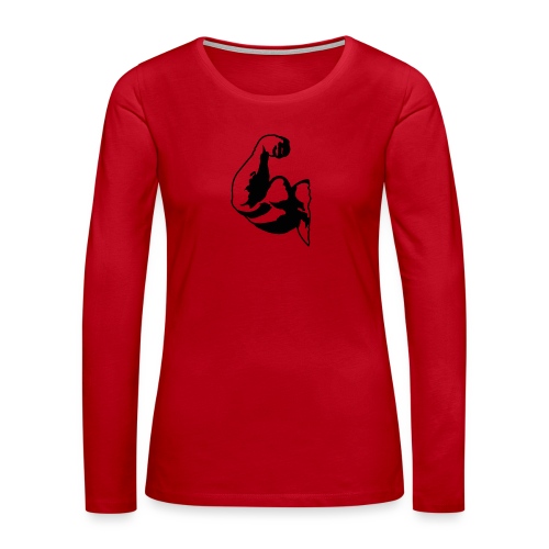 PITT BIG BIZEPS Muskel-Shirt Stay strong! - Frauen Premium Langarmshirt