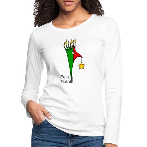 Galoloco - Feliz Natal - T-shirt manches longues Premium Femme