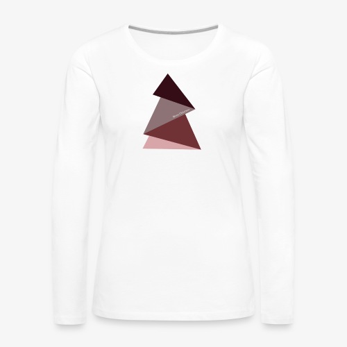 sapin triangles 2 - T-shirt manches longues Premium Femme