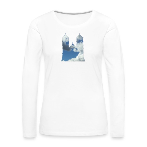 Lund Cathedral and sky - Women's Premium Longsleeve Shirt