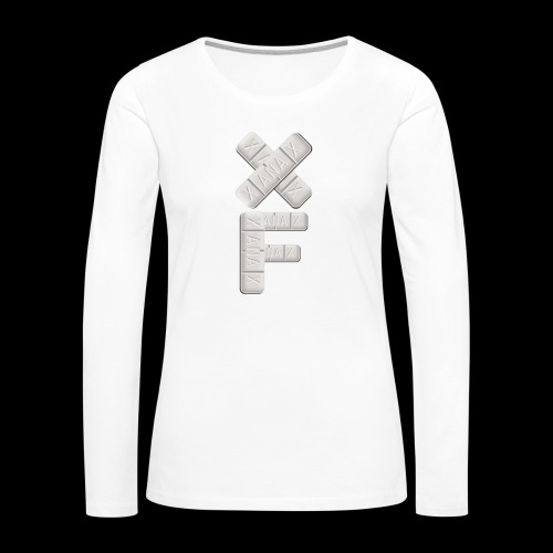 XF Xanax Logo - Frauen Premium Langarmshirt