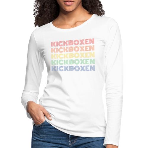 Rainbow Kickboxen - Frauen Premium Langarmshirt