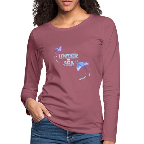 Under the Sea Mantas - Women's Premium Longsleeve Shirt