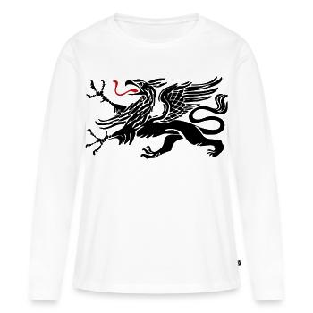 Rostocker Greif Schwarz Rostock - Women's Premium Organic Long Sleeve Shirt - white - Front - Julia (174cm)