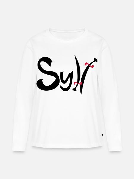 sylt - Frauen Premium Bio Langarmshirt - Weiß