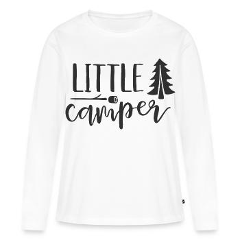 Little camper - T-shirt manches longues Premium bio Femme - blanc - Devant - Julia (174cm)