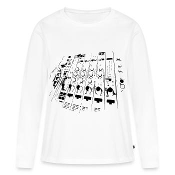 DJ Mixer - Women's Premium Organic Long Sleeve Shirt - white - Front - Julia (174cm)