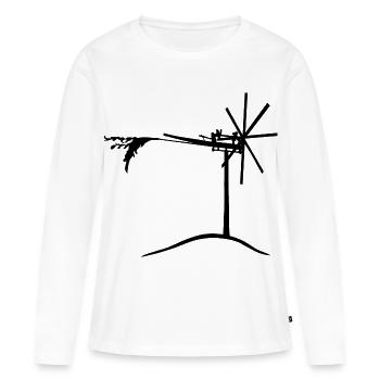 Klapotetz, Südsteiermark, Styrie, Weinstraße - T-shirt manches longues Premium bio Femme - blanc - Devant - Julia (174cm)