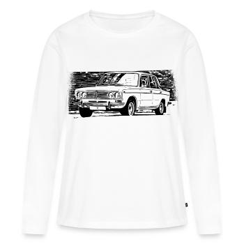 WAS 2103 Lada 1500 Schiguli - T-shirt manches longues Premium bio Femme - blanc - Devant - Julia (174cm)