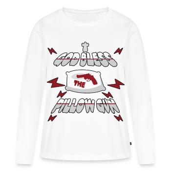 Pillow Weapon - Women's Premium Organic Long Sleeve Shirt - white - Front - Julia (174cm)