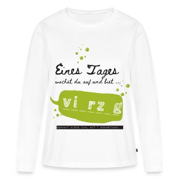 Vierzigster Geburtstag - Frauen Premium Bio Langarmshirt - Weiß - Vorne - Julia (174cm)