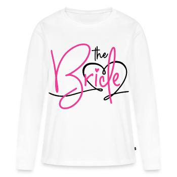 The Bride - Frauen Premium Bio Langarmshirt - Weiß - Vorne - Julia (174cm)