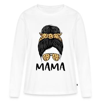Best Mama Ever - Women's Premium Organic Long Sleeve Shirt - white - Front - Julia (174cm)