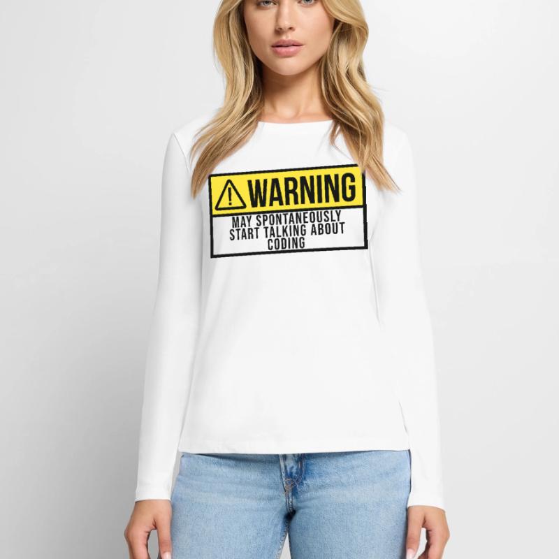 Coding Women's Premium Organic Long Sleeve Shirt