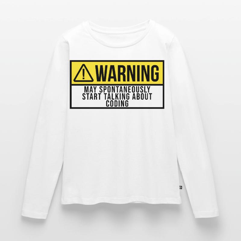 Coding Women's Premium Organic Long Sleeve Shirt