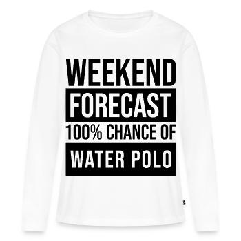 Water Polo Water Polo Water Polo - Women's Premium Organic Long Sleeve Shirt - white - Front - Julia (174cm)